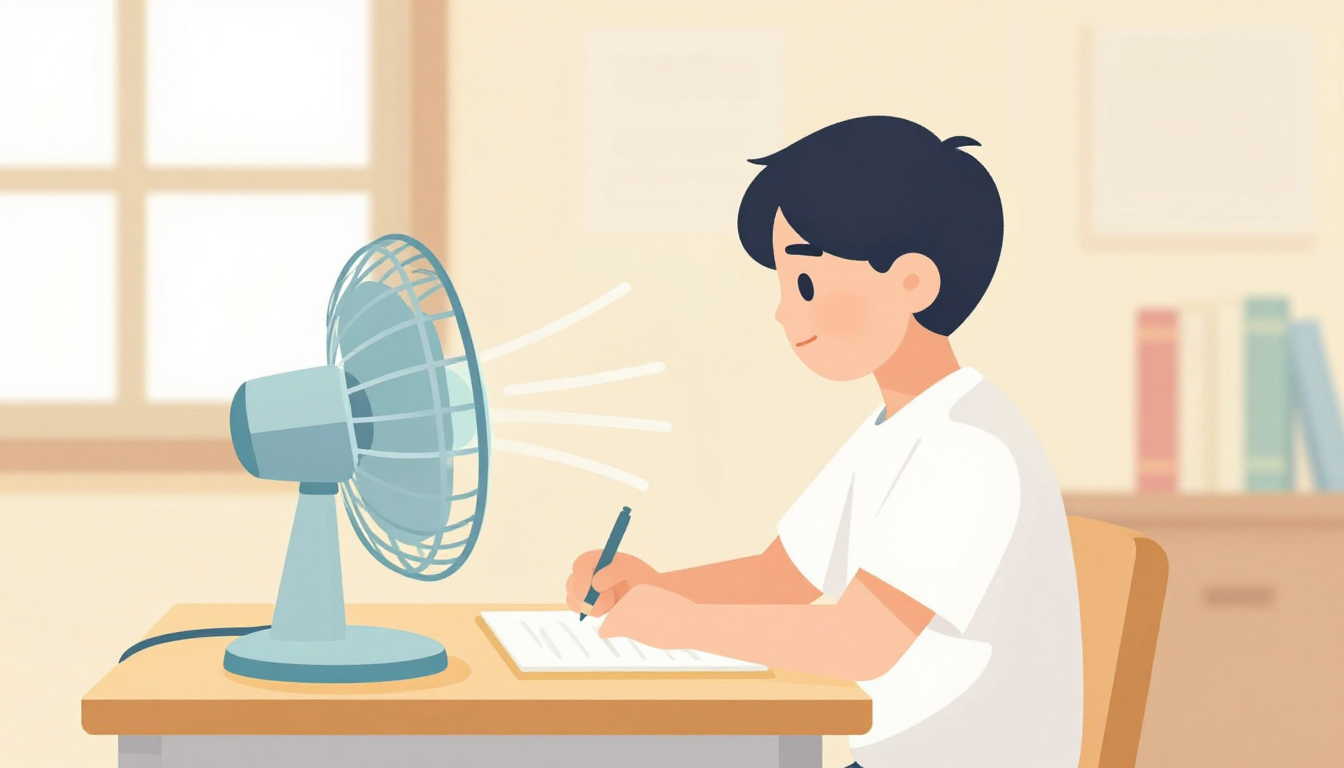 20260712_受験生夏休み勉強部屋暑さ対策